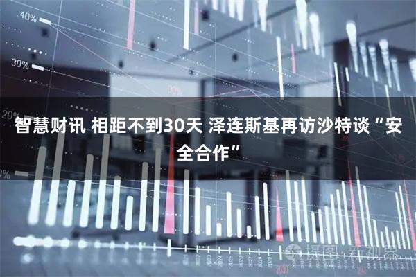 智慧财讯 相距不到30天 泽连斯基再访沙特谈“安全合作”