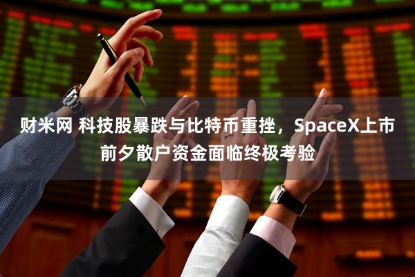财米网 科技股暴跌与比特币重挫，SpaceX上市前夕散户资金面临终极考验
